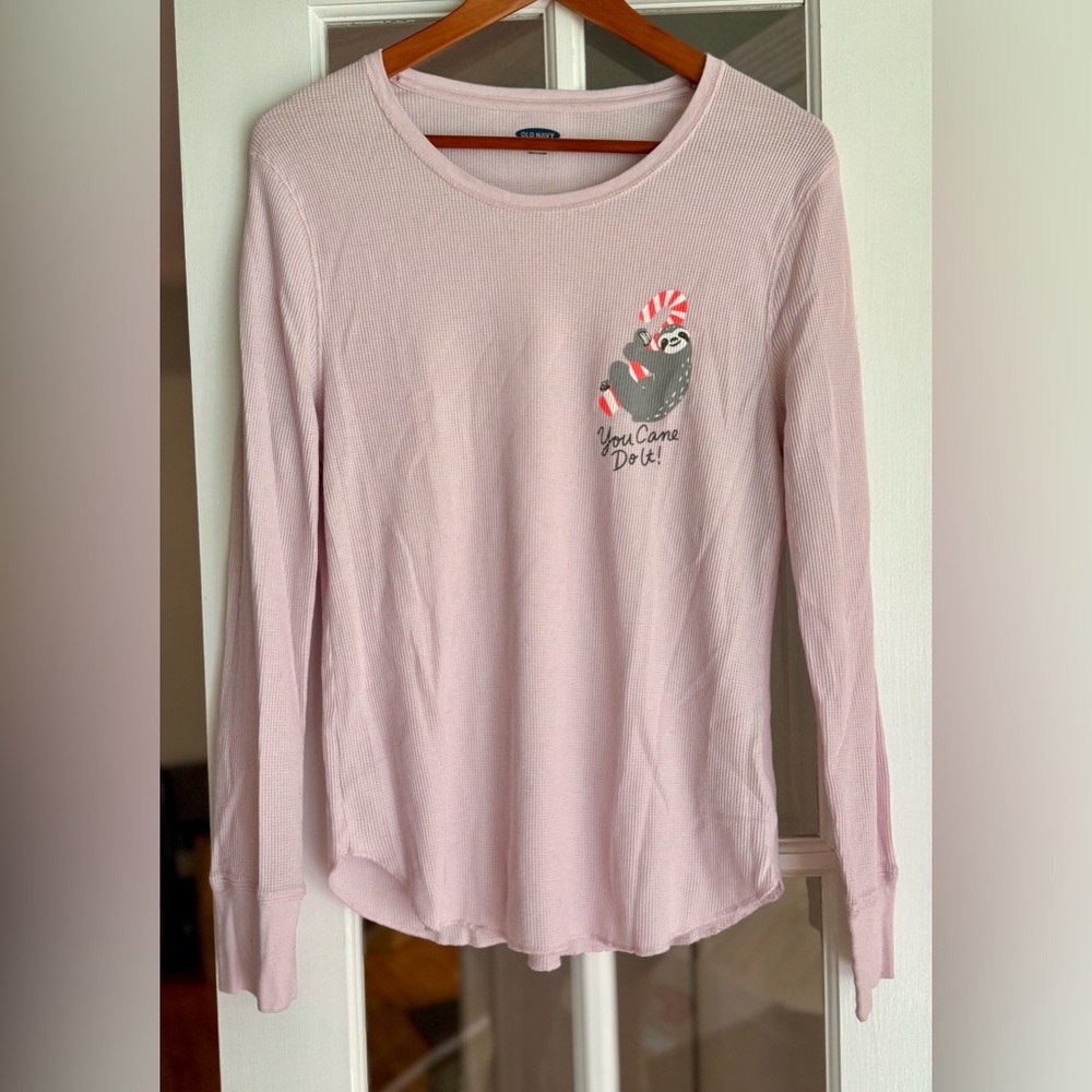 SALE! Candy Cane Pajama Set, Size L-XL Victoria’s Secret Pink - Picture 3 of 7